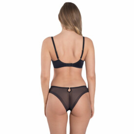 SAPERLAM300BLK Kalhotky SAMANTA PERLA M300 BRASILIAN BRIEF BLACK