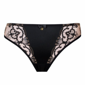 SAPERLAM300BLK Kalhotky SAMANTA PERLA M300 BRASILIAN BRIEF BLACK