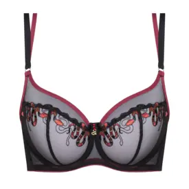 SAFIDIA143BLK Podprsenka SAMANTA FIDI A143 SOFT HIGH APEX BRA BLACK