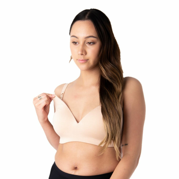 HMEMFFRE Podprsenka HOTMILK EMBRACE LEAKPROOF WIREFREE T-SHIRT BRA FRAPPE