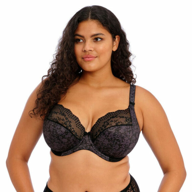 EL4490BLK Podprsenka ELOMI LUCIE UW PLUNGE STRETCH BRA BLACK