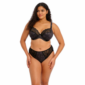 EL4490BLK Podprsenka ELOMI LUCIE UW PLUNGE STRETCH BRA BLACK