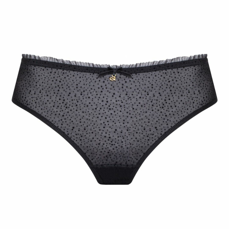 SAVALENM400BLK Kalhotky SAMANTA VALENTINA M400 THONG BLACK