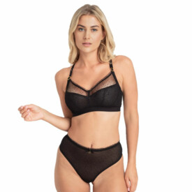 SAVALENM400BLK Kalhotky SAMANTA VALENTINA M400 THONG BLACK