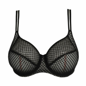 PD0142350ZWA Podprsenka PRIMA DONNA TWIST GLASS BEACH FULL CUP BRA BLACK