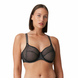 PD0142350ZWA Podprsenka PRIMA DONNA TWIST GLASS BEACH FULL CUP BRA BLACK