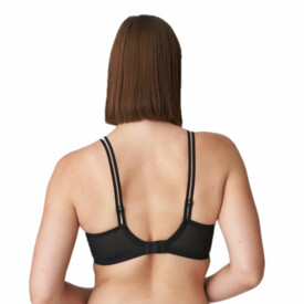 PD0142350ZWA Podprsenka PRIMA DONNA TWIST GLASS BEACH FULL CUP BRA BLACK