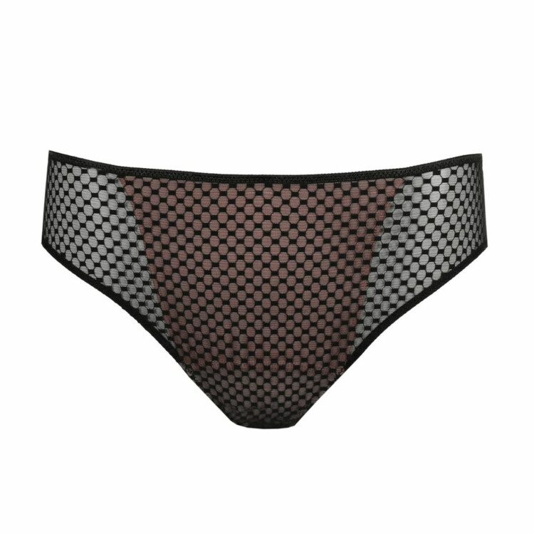 PD0542350ZWA  Kalhotky PRIMA DONNA TWIST GLASS BEACH RIO BRIEFS BLACK
