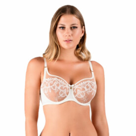 SAPERLAA143CRM Podprsenka SAMANTA PERLA A143 SOFT HIGH APEX BRA CREAM