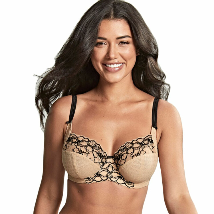 PA7285ASBK Podprsenka PANACHE ENVY FULLCUP BRA SAND/BLACK