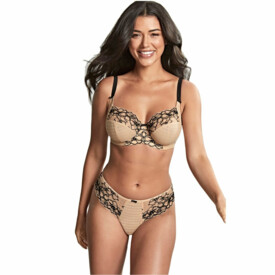 PA7285ASBK Podprsenka PANACHE ENVY FULLCUP BRA SAND/BLACK