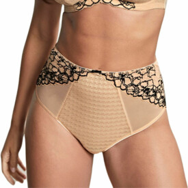 PA7283SBK Kalhotky PANACHE ENVY DEEP BRIEF SAND/BLACK