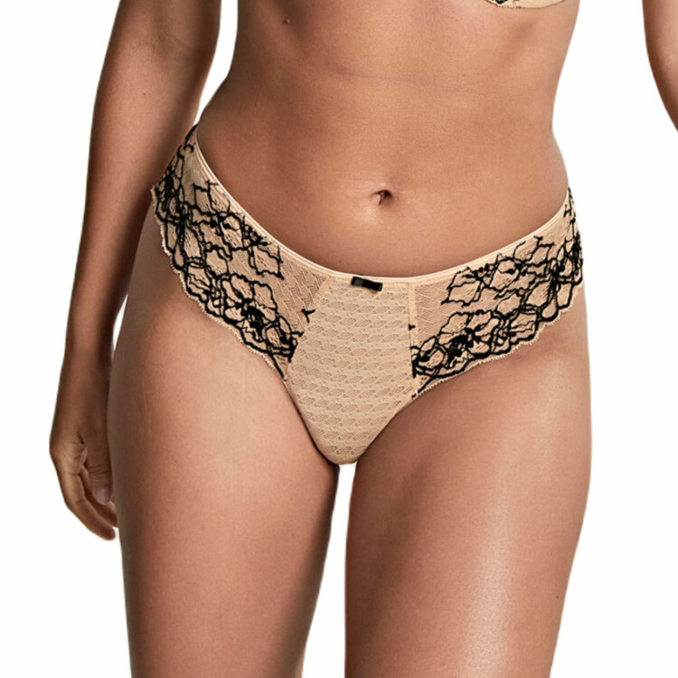 PA7289SBK Kalhotky PANACHE ENVY THONG SAND/BLACK