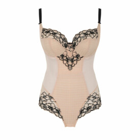 PA7288SBK Formující prádlo PANACHE ENVY BODYSUIT SAND/BLACK