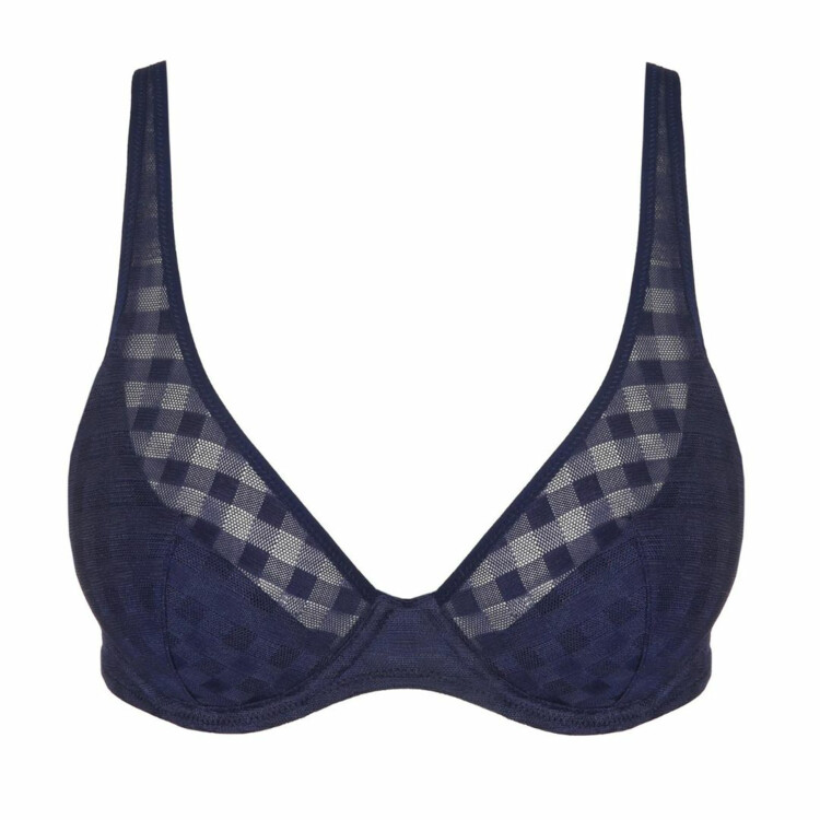 MJ0122395SAF Podprsenka MARIE JO JEREME HALF PADDED PLUNGE BRA SAPHIRE BLUE