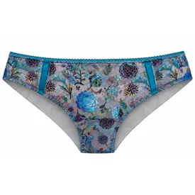 Kalhotky COMEXIM SUKULENT BRIEF TYRKYS FLORAL