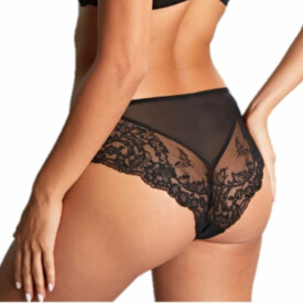 PA9392BLK Kalhotky PANACHE ANA BRAZILIAN BRIEF BLACK