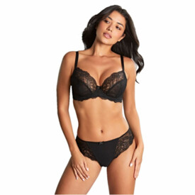 PA9392BLK Kalhotky PANACHE ANA BRAZILIAN BRIEF BLACK