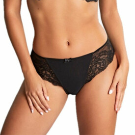 PA9392BLK Kalhotky PANACHE ANA BRAZILIAN BRIEF BLACK