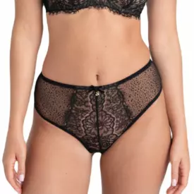 SALARAM400BLK Kalhotky SAMANTA LARA M400 BRASILIAN BRIEF BLACK