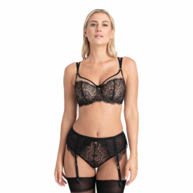 SALARAF30BLK Podvazkový pás SAMANTA LARA GARTER BELT F30 BLACK