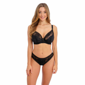 FL102314BLK Podprsenka FANTASIE FUSION LACE UW PADDED PLUNGE BRA BLACK