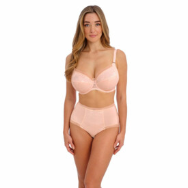 FL102352BLH Kalhotky FANTASIE FUSION LACE HIGH WAIST BRIEF BLUSH