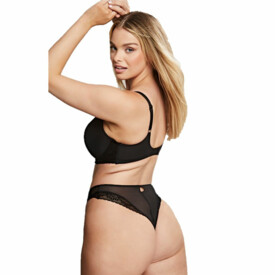 CL10475BLK Kalhotky CLEO ALEXIS HIGH WAIST BRIEF BLACK