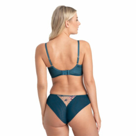 SAOLETA143TEL Podprsenka SAMANTA OLETTE A143 FULL CUP BRA TEAL