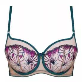 Podprsenka SAMANTA OLETTE A143 SOFT HIGH APEX BRA TEAL