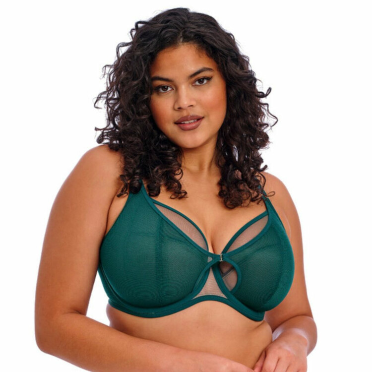 EL301202DAL Podprsenka ELOMI KINTAI UW PLUNGE BRA DEEP TEAL