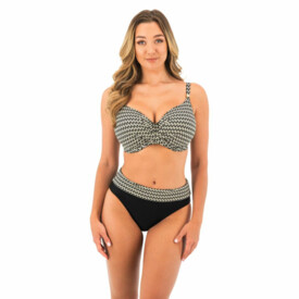 FS504605LAC Plavky vrchní díl FANTASIE SWIM KOH LIPE UW FULLCUP BIKINI TOP BLACK AND CREAM