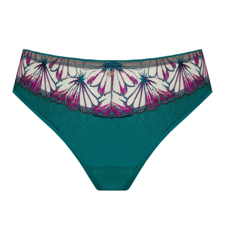 SAOLETM300TEL Kalhotky SAMANTA OLETTE M300 THONG TEAL