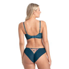 SAOLETM300TEL Kalhotky SAMANTA OLETTE M300 THONG TEAL