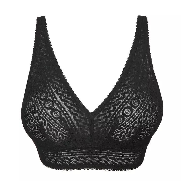 PD0163386ZWA_PRIMADONNA MONTARA BRALETTE NON WIRED BRA BLACK