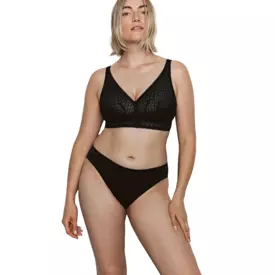 PD0163386ZWA_PRIMADONNA MONTARA BRALETTE NON WIRED BRA BLACK