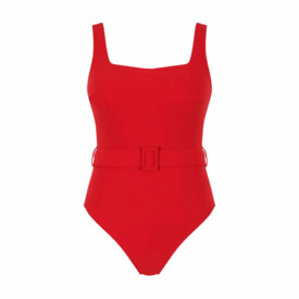 SW1750RRD Plavky jednodílné PANACHE SWIM SERENA SQUARE NECK SWIMSUIT ROSSA RED