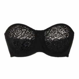 WA854205BLK Braletka WACOAL HALO LACE STRAPLESS BRA BLACK