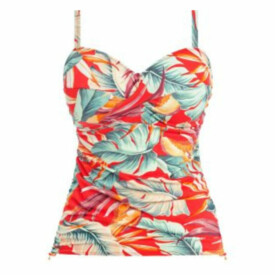FS501654HOT Plavky vrchní díl FANTASIE BAMBOO GROVE UW TWIST FRONT UNDERWIRED TANKINI HOT CHILLI