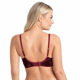 SAPADELA143RUY Podprsenka SAMANTA ADELINA A143 FULL CUP BRA RUBY