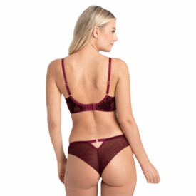 SAPADELA143RUY Podprsenka SAMANTA ADELINA A143 FULL CUP BRA RUBY