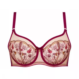 Podprsenka SAMANTA ADELINA A143 SOFT HIGH APEX BRA RUBY
