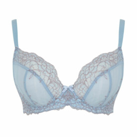 PA9396BAE Podprsenka PANACHE ANA PLUNGE BRA BLUE/ASH ROSE