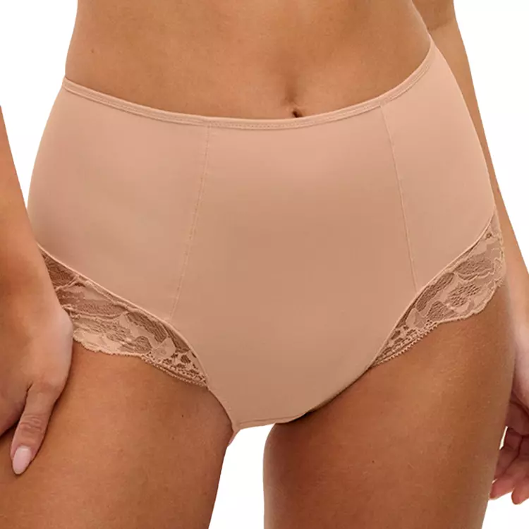 FL101852NAE_FANTASIE REFLECT HIGH WAIST BRIEF NATURAL BEIGE