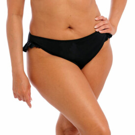 ES7288BLK Plavky spodní díl ELOMI SWIM PLAIN SAILING HIGH LEG BRIEF BLACK