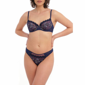 WE600206NIB Podprsenka WACOAL SAKURA UW BALCONY BRA NIGHT BLUE