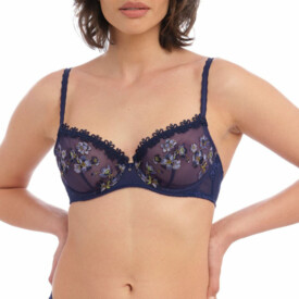 WE600206NIB Podprsenka WACOAL SAKURA UW BALCONY BRA NIGHT BLUE