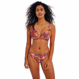 AS205613MUI Plavky vrchní díl FANTASIE SWIM SANTIAGO NIGHTS UW HIGH APEX BIKINI TOP MULTI