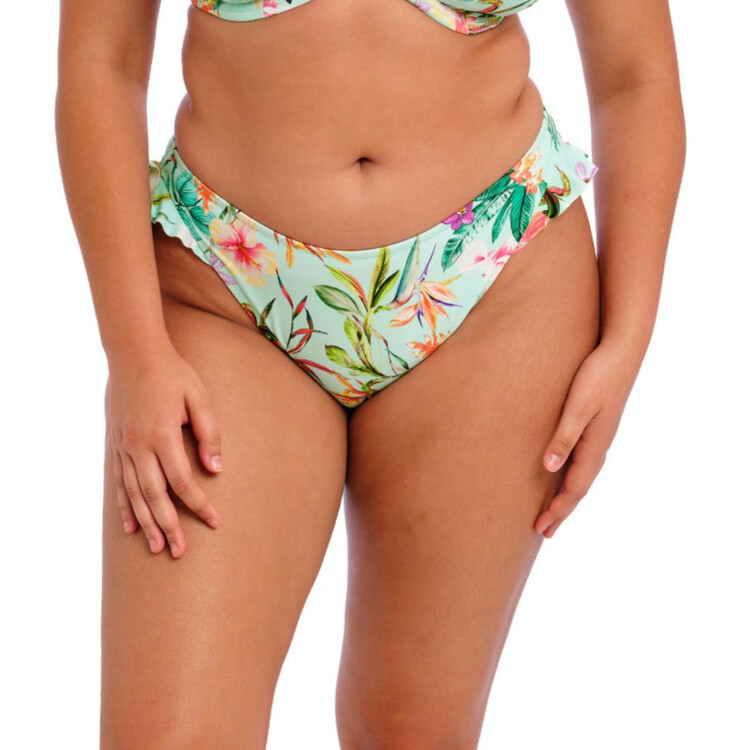 ES801885AQA Plavky spodní díl ELOMI SUNSHINE COVE HIGH LEG BIKINI BRIEF AQUA