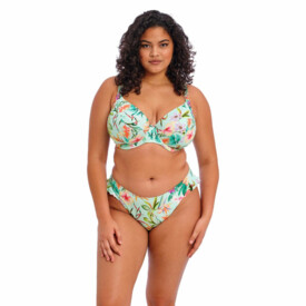 ES801885AQA Plavky spodní díl ELOMI SUNSHINE COVE HIGH LEG BIKINI BRIEF AQUA